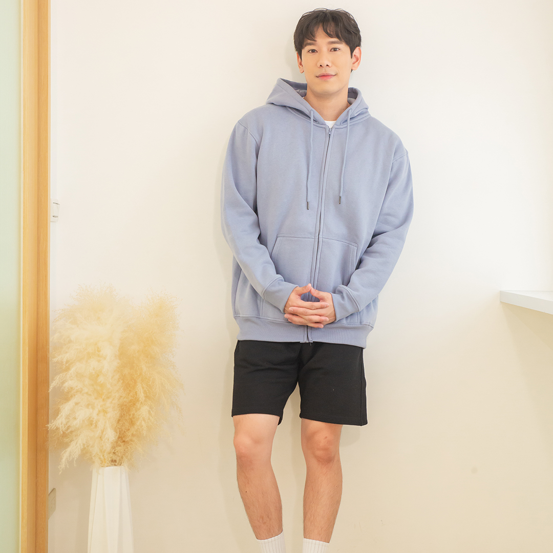 連帽拉鍊外套14